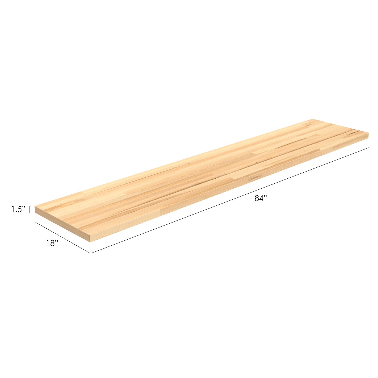 84-inch Hardwood Garage Workbench Top