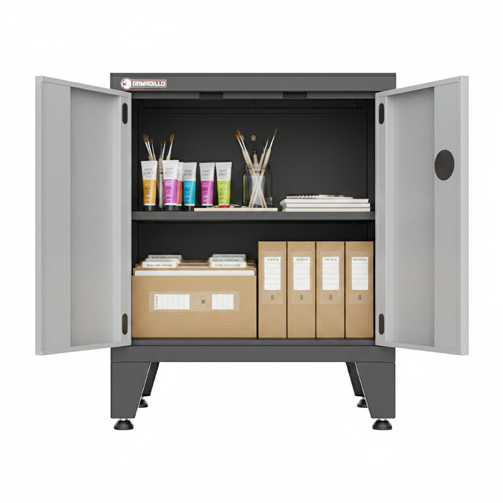 2-Door Garage Storage Cabinet in Gray