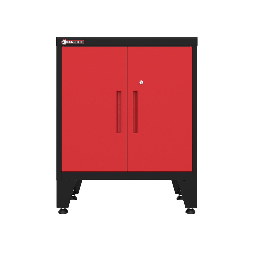 2-Door Garage Storage Cabinet in Red