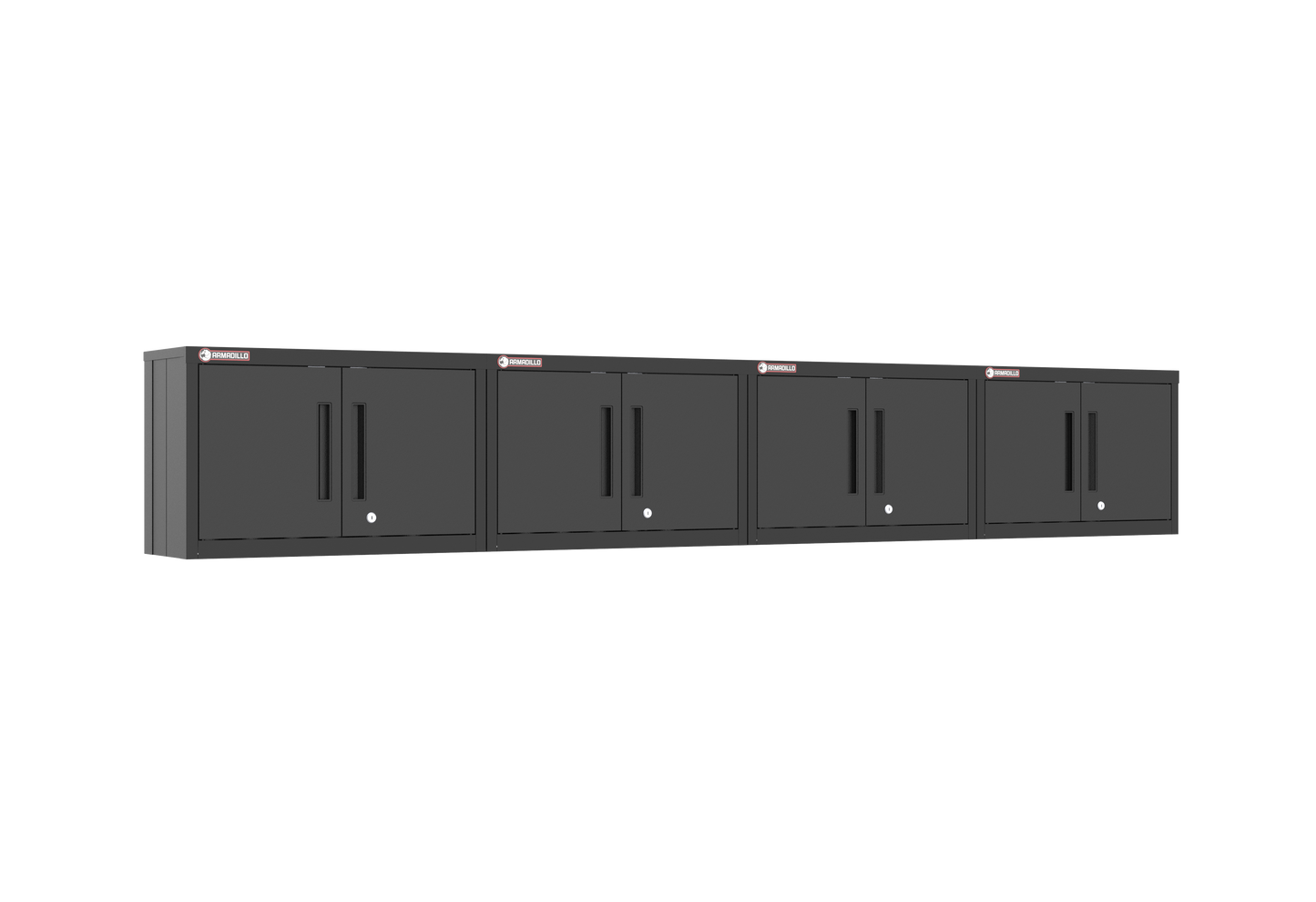 4-Piece Garage Cabinet Storage and Organization Set in Black