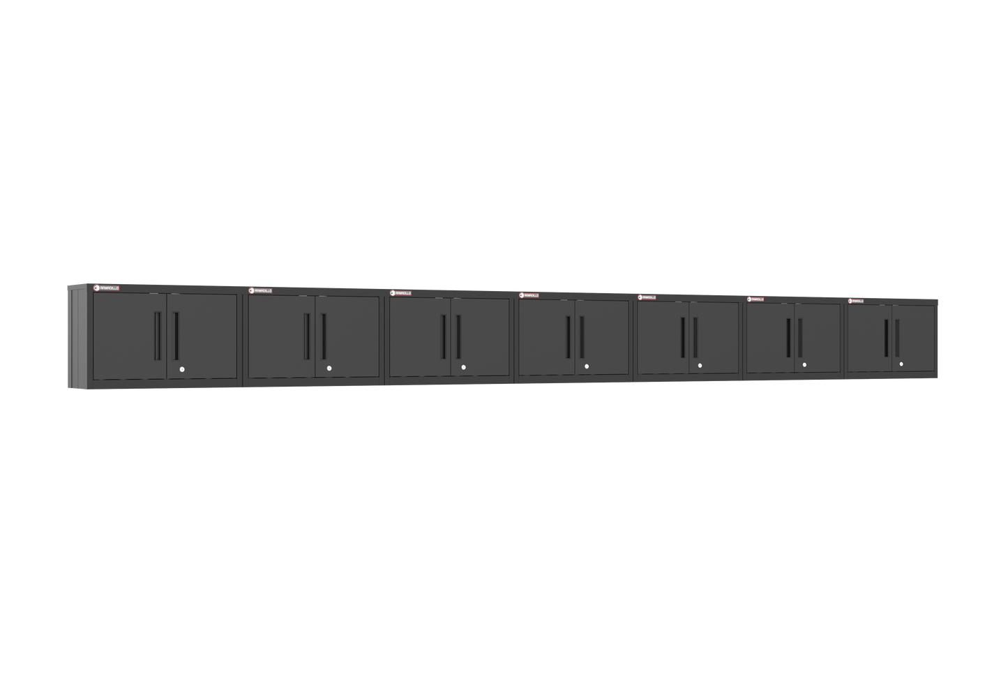 7-Piece Garage Cabinet Storage and Organization Set in Black