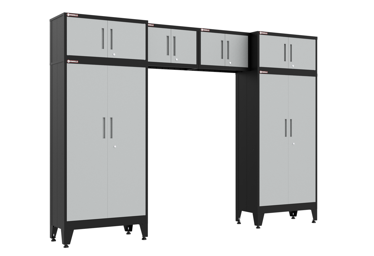 6-Piece Garage Cabinet Storage and Organization Set in Grey