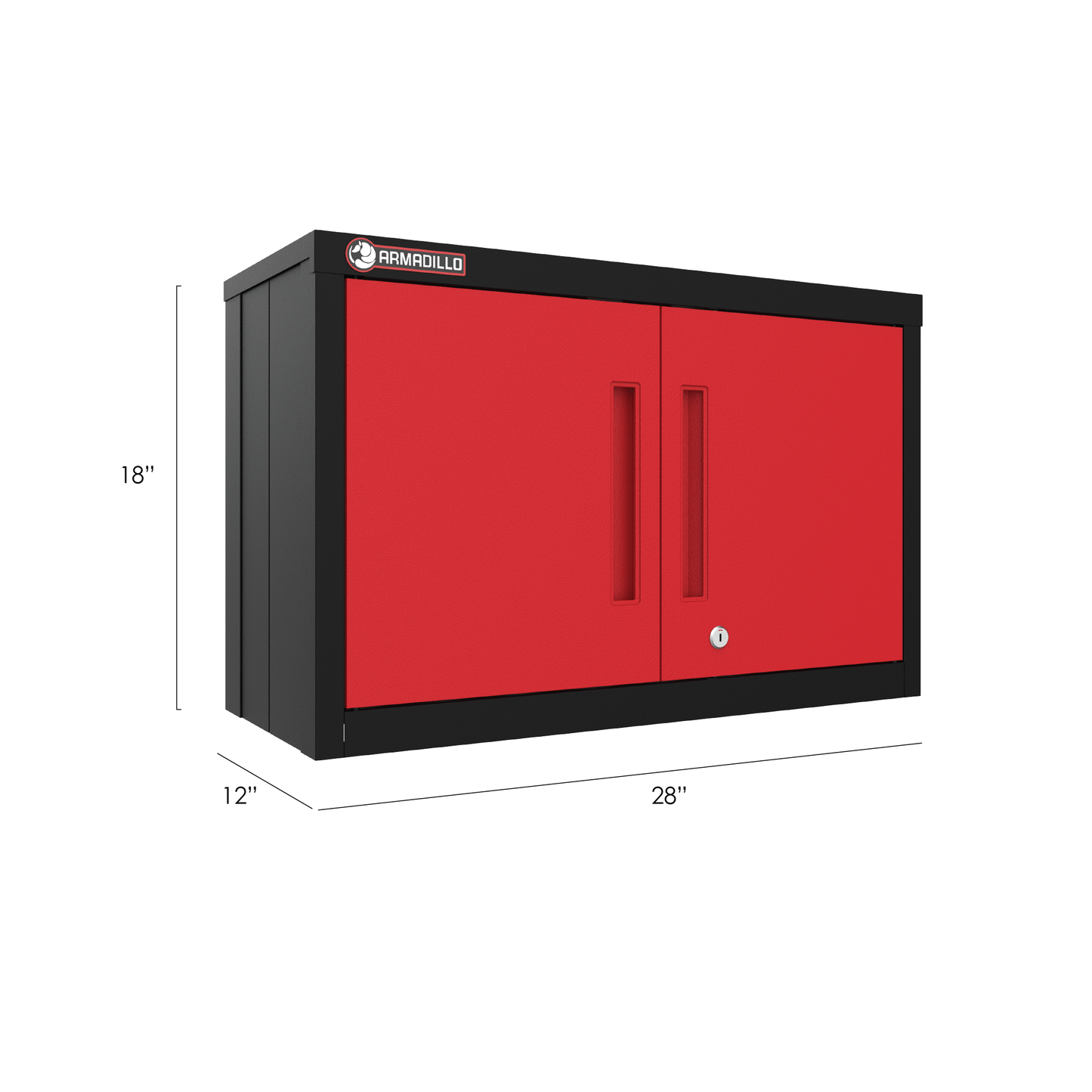 Garage Wall Cabinet in Red