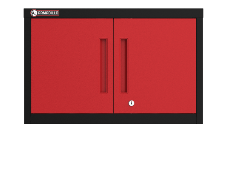 Garage Wall Cabinet in Red