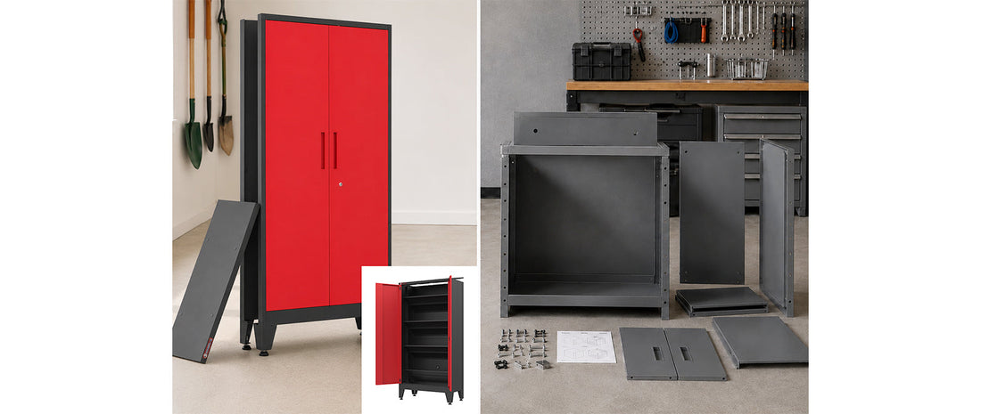 Welded vs. RTA Garage Cabinets: Why an Internal Frame Beats Both