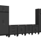 8-Piece Garage Cabinet Storage and Organization Set in Black