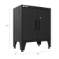 2-Door Garage Storage Cabinet in Black