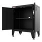 2-Door Garage Storage Cabinet in Black