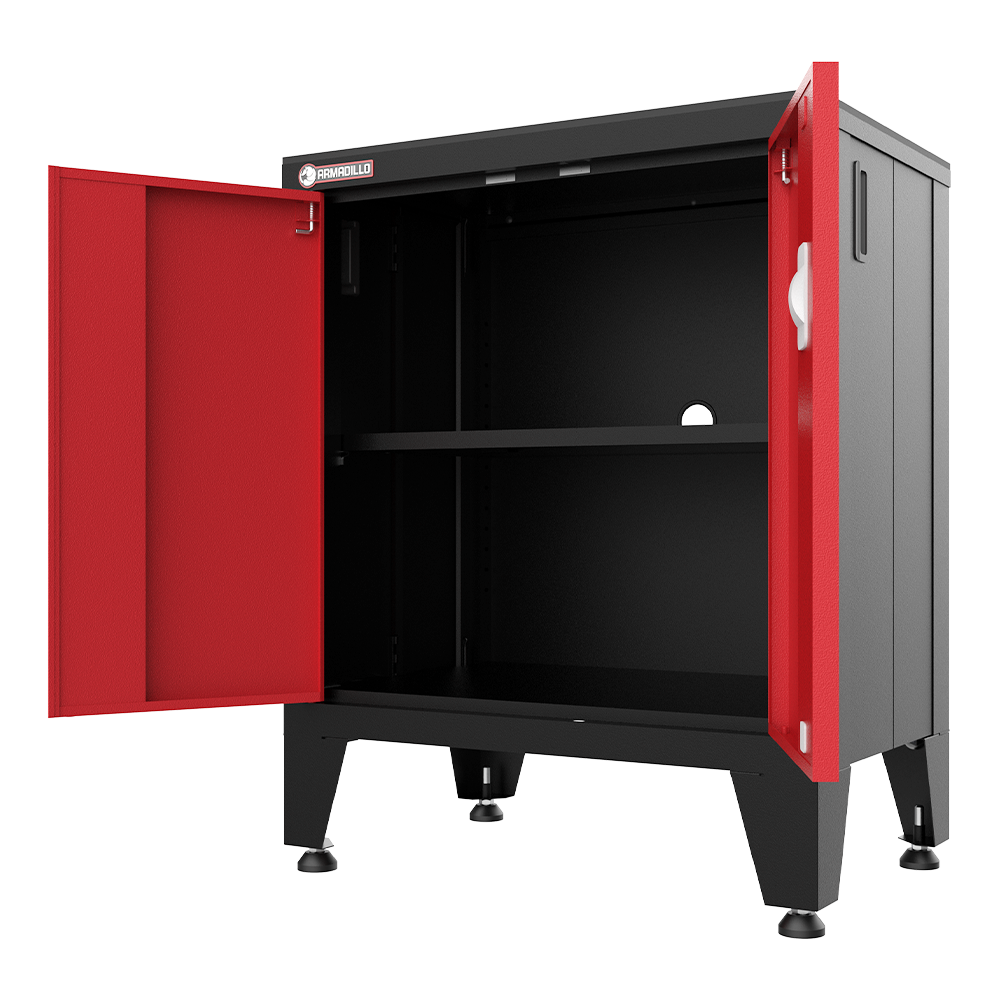 2-Door Garage Storage Cabinet in Red
