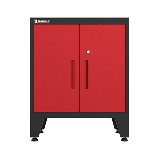 2-Door Garage Storage Cabinet in Red