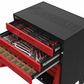 3-Drawer 2-Door Garage Storage Cabinet in Red