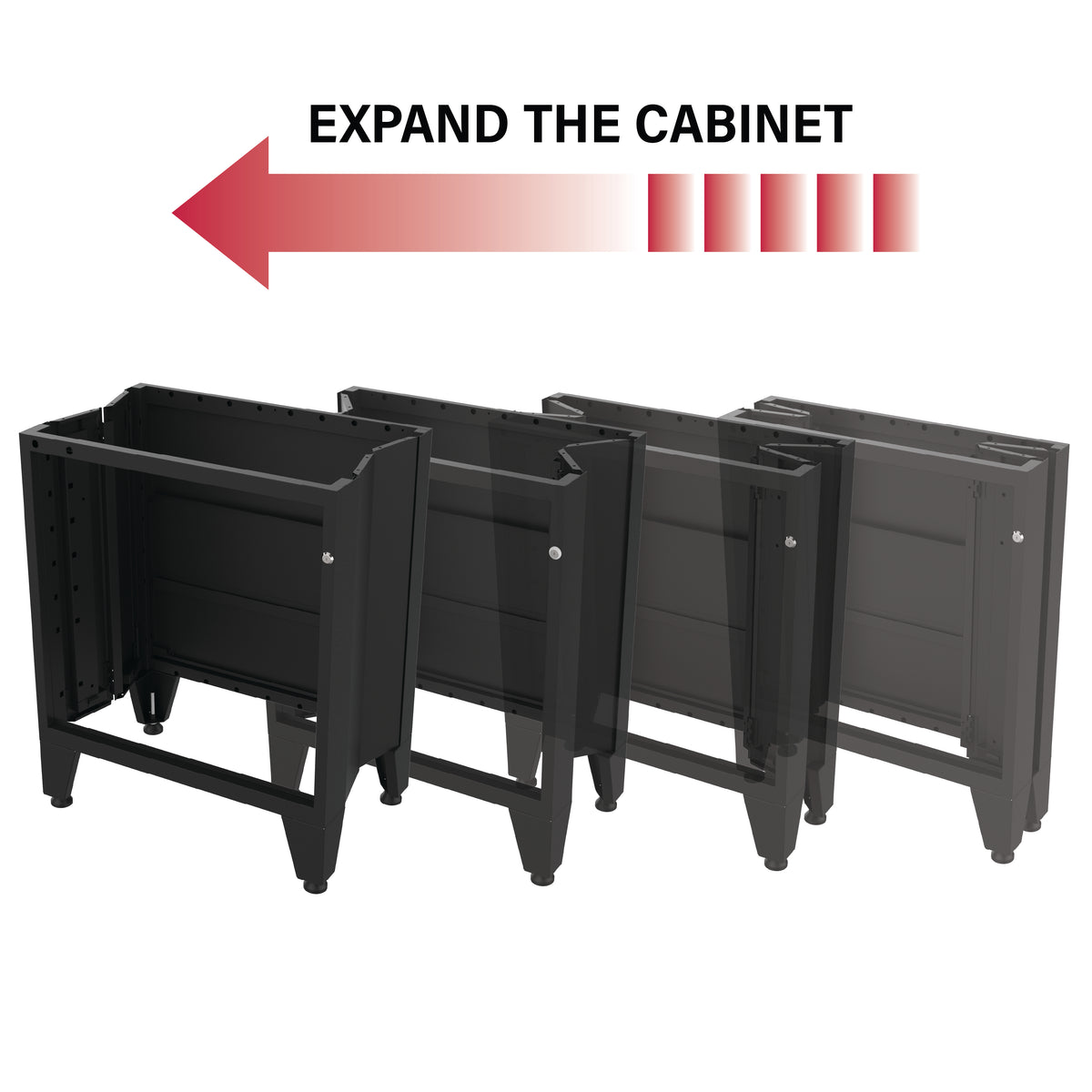 3-Drawer Garage Storage Cabinet in Gray