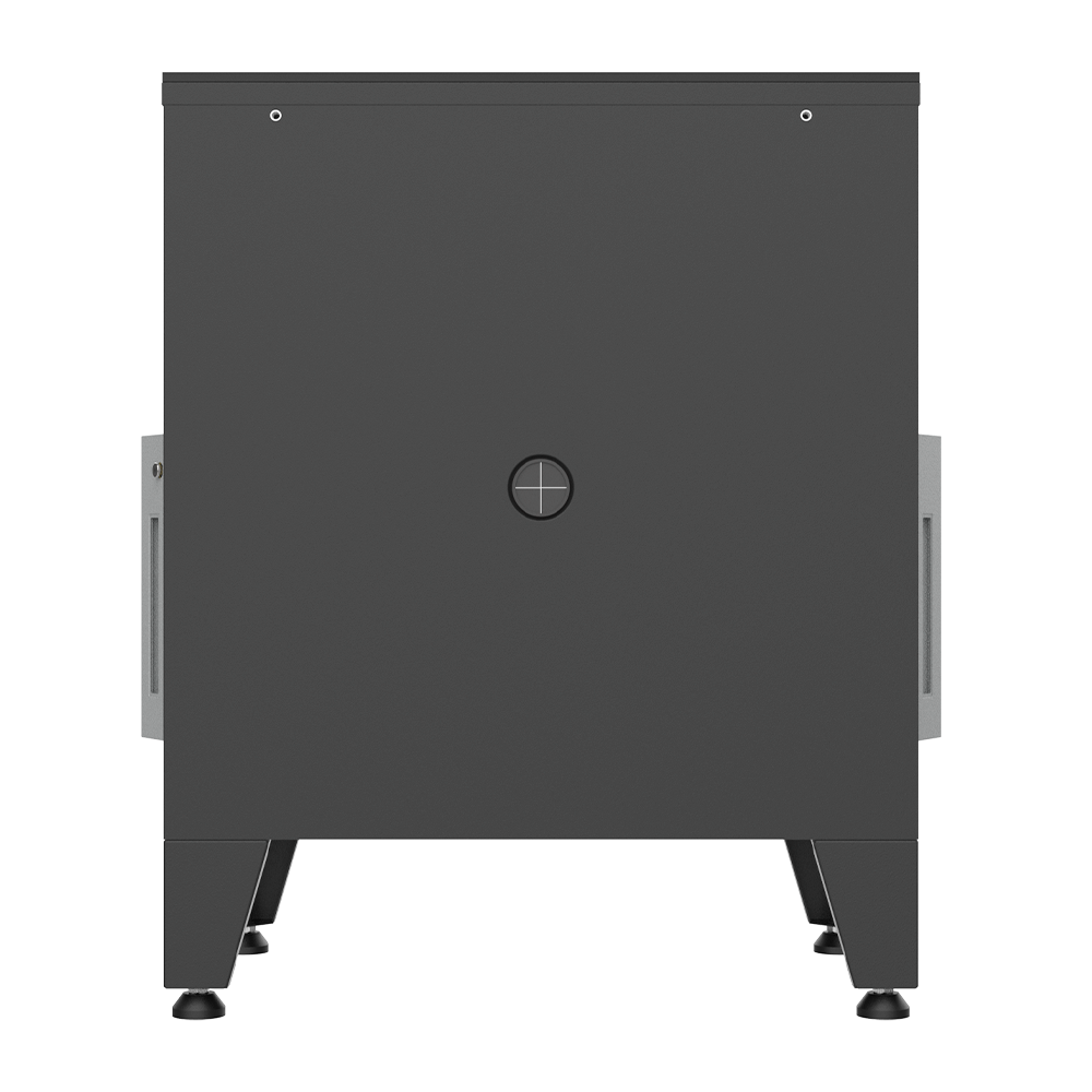 3-Drawer 2-Door Garage Storage Cabinet in Gray