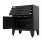 3-Drawer 2-Door Garage Storage Cabinet in Black