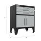 3-Drawer 2-Door Garage Storage Cabinet in Gray