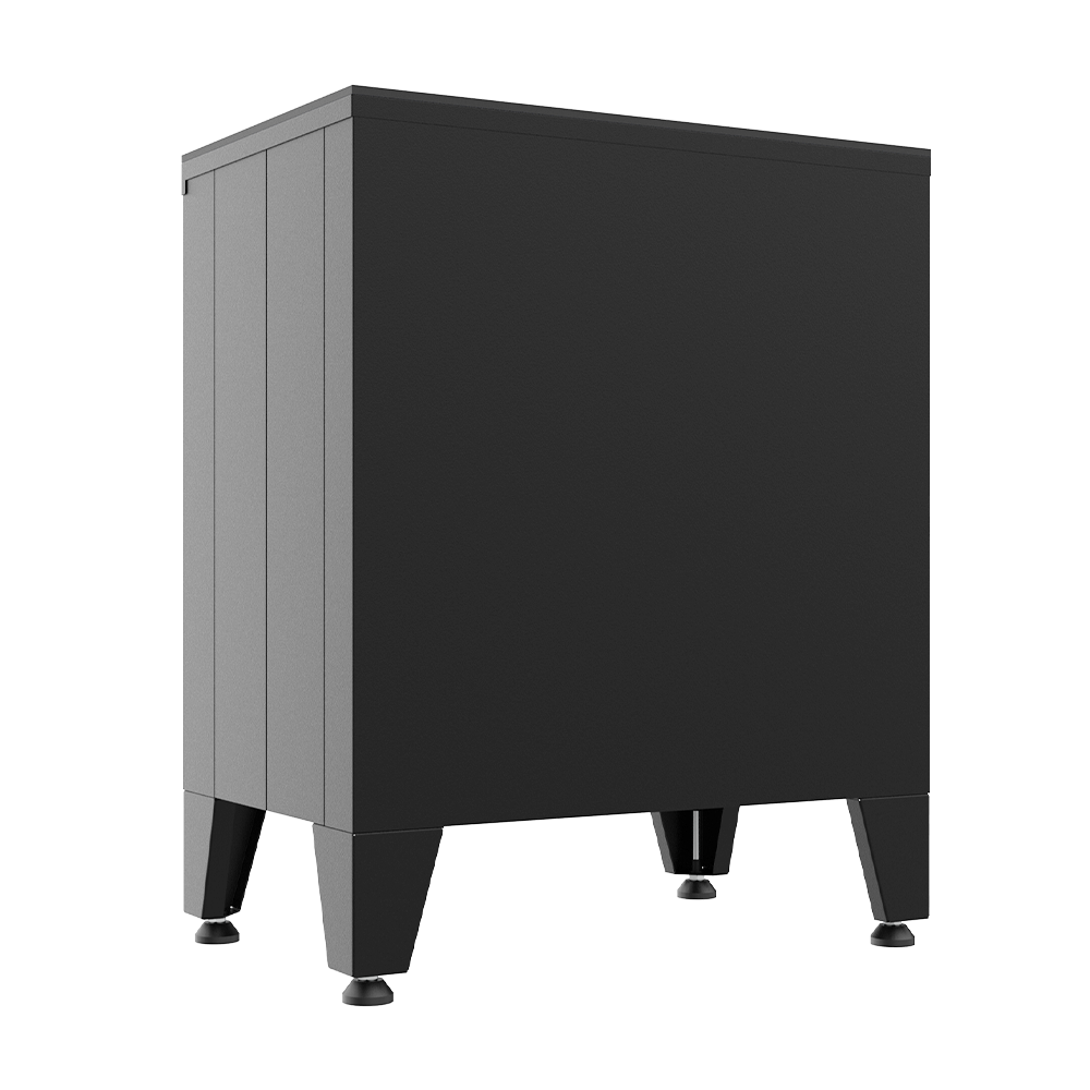3-Drawer Garage Storage Cabinet in Red
