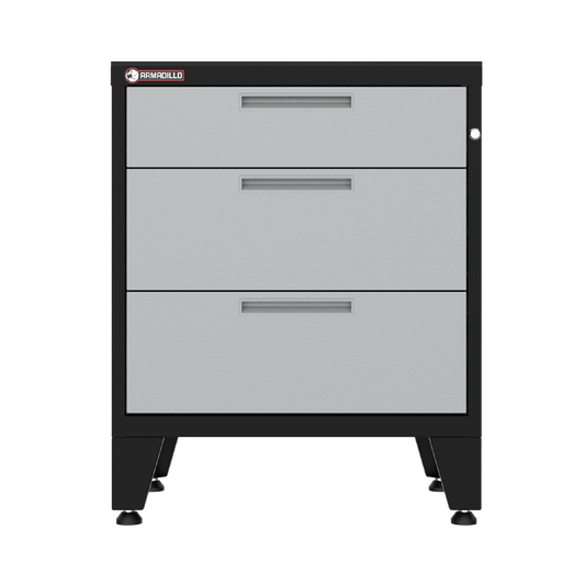 3-Drawer Garage Storage Cabinet in Gray