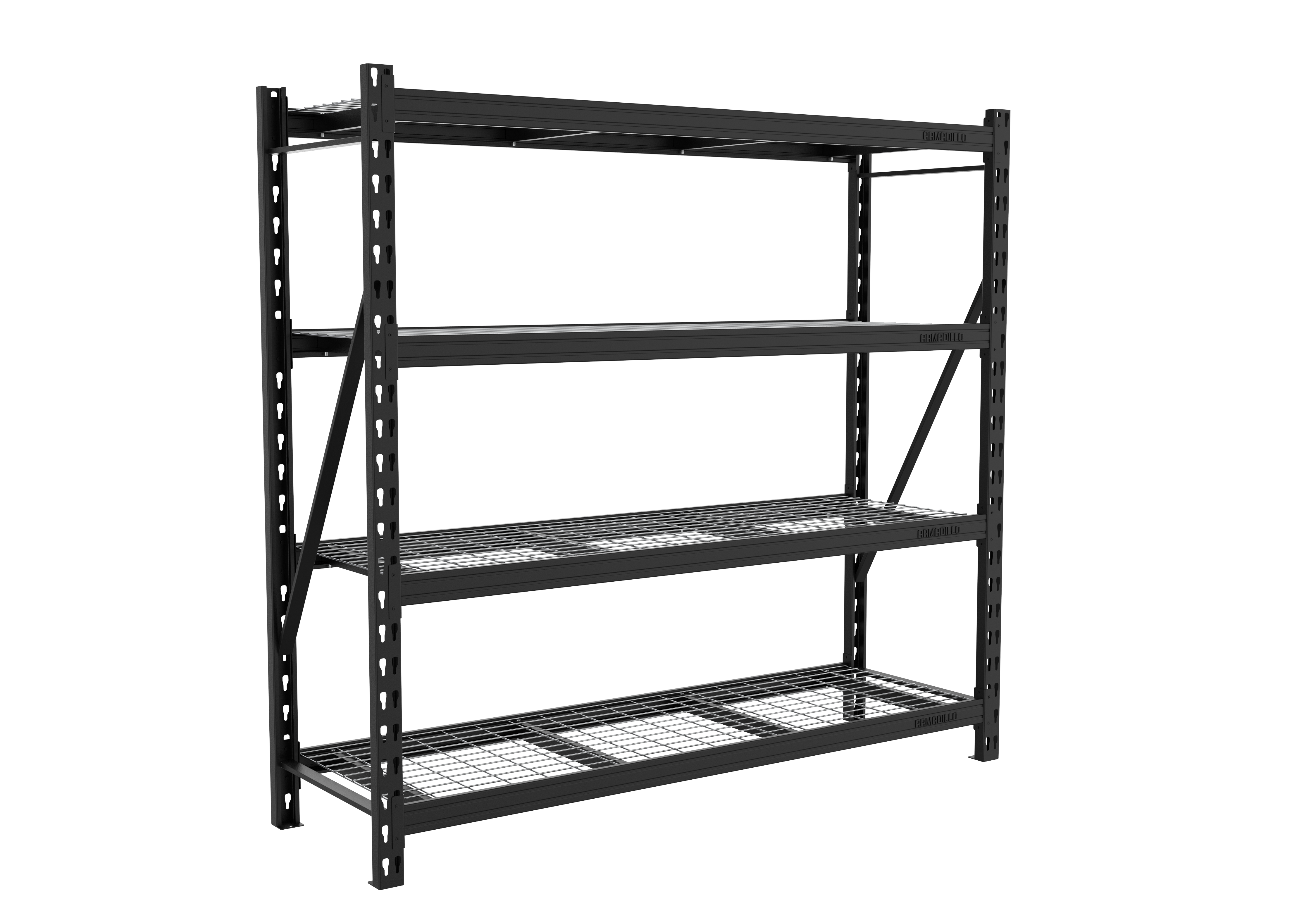 Garuge Racks 4-Tier Free Standing Garage Storage Mega Rack – Armadillo Tough