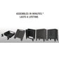 6-Drawer Garage Tool Cabinet in Black
