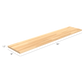84-inch Hardwood Workbench Top