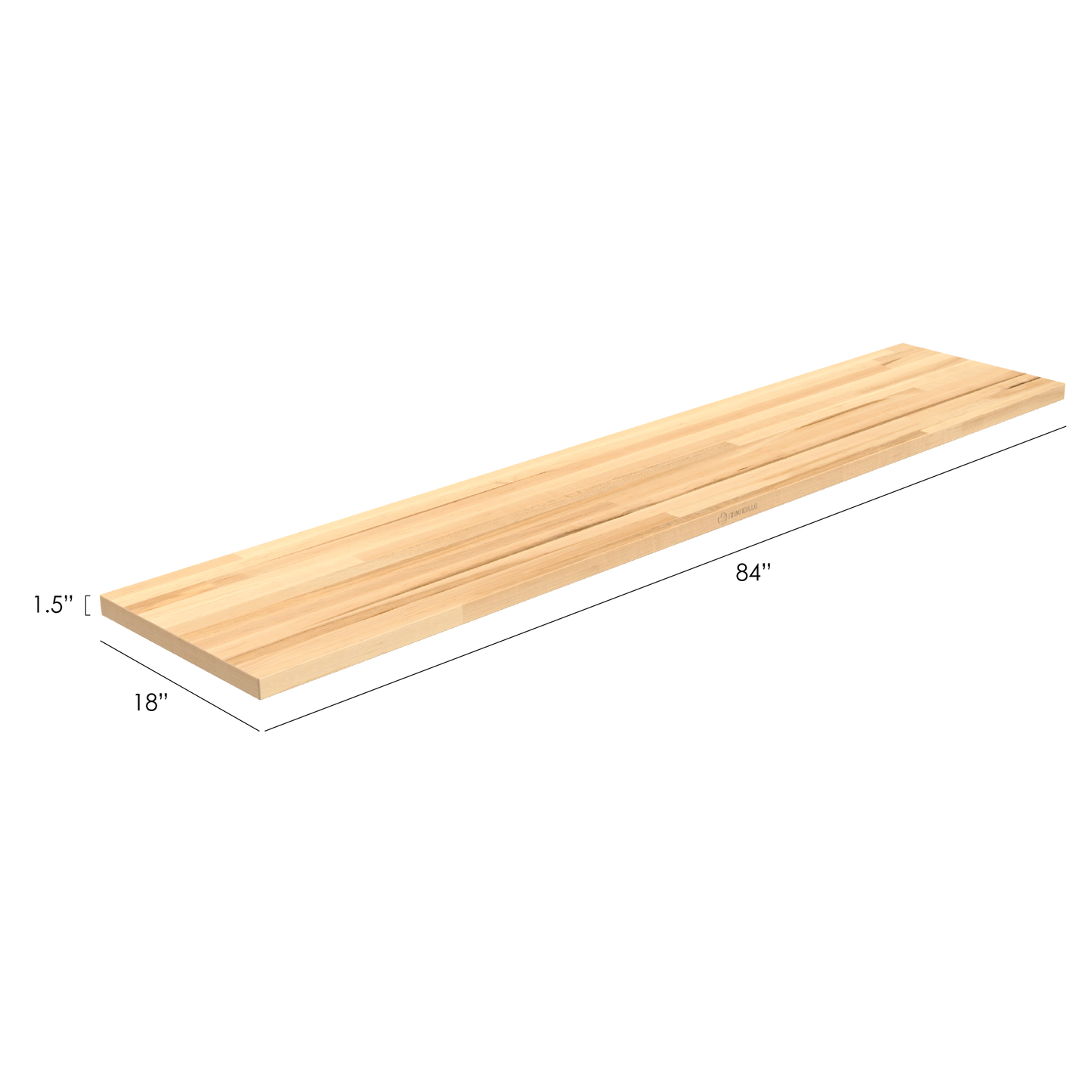 84-inch Hardwood Workbench Top – Armadillo Tough