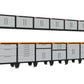 14-Piece Garage Cabinet Storage and Organization Set with Levelers in Gray