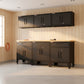 2-Door Garage Storage Cabinet in Black