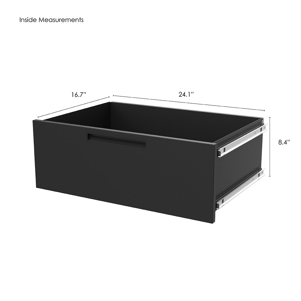 3-Drawer Garage Storage Cabinet in Black
