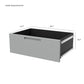 3-Drawer Garage Storage Cabinet in Gray