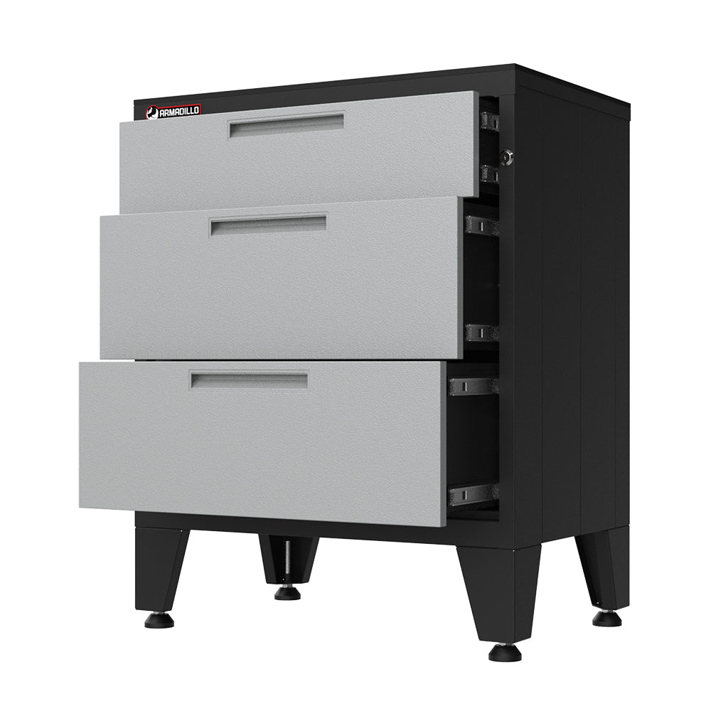3-Drawer Garage Storage Cabinet in Gray