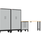 4-Piece Garage Cabinet Storage and Organization Set with Levelers in Grey