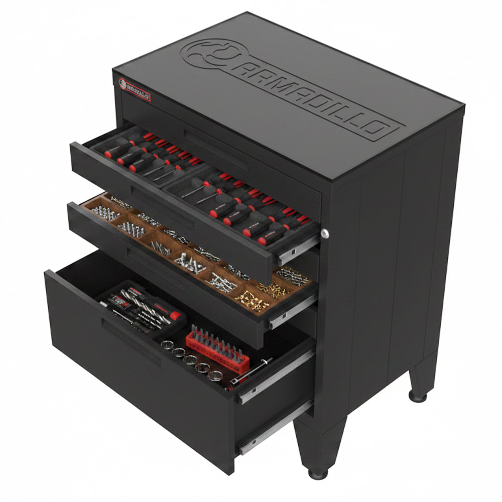 6-Drawer Garage Tool Cabinet in Black