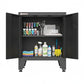 2-Door Garage Storage Cabinet in Black