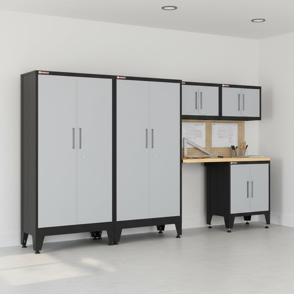 2-Door Garage Storage Cabinet in Gray