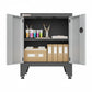 2-Door Garage Storage Cabinet in Gray