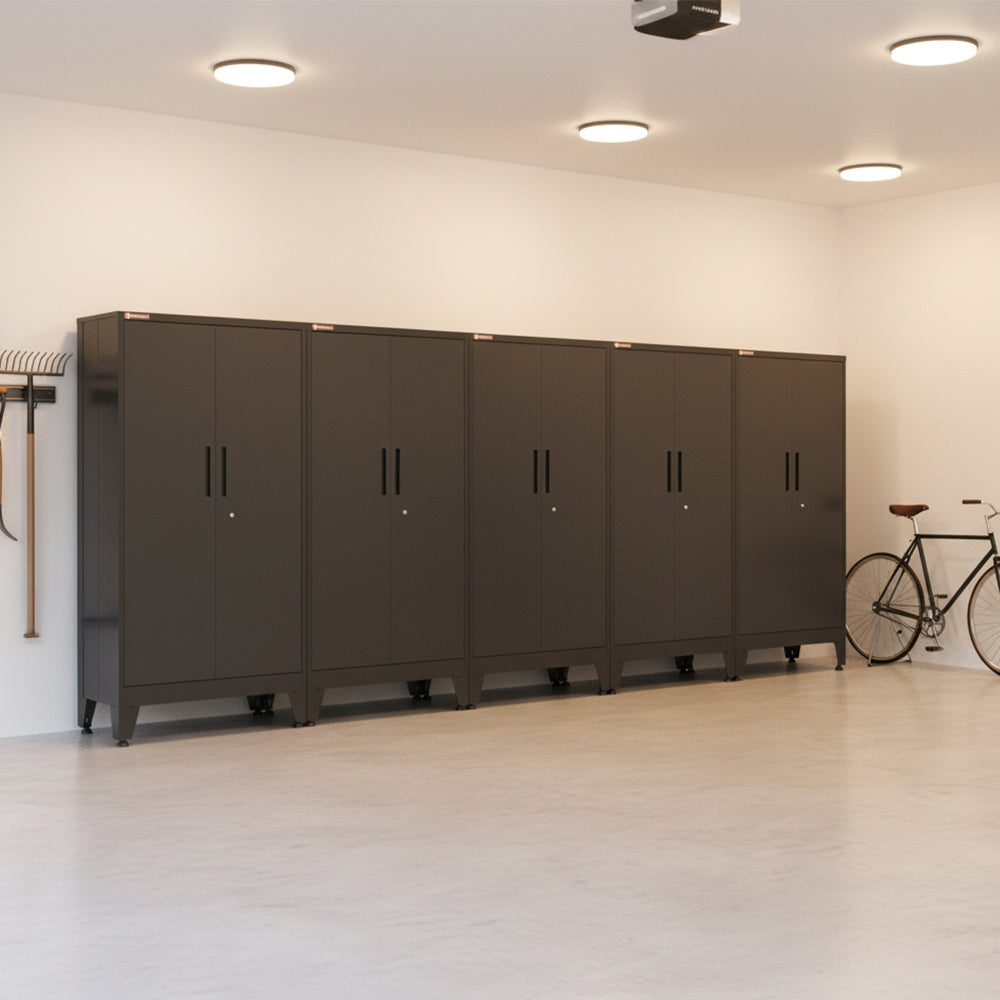 gear collector garage Armadillo Tough Black Gear Locker Tall Cabinet