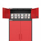 Garage Gear Locker Extender in Red