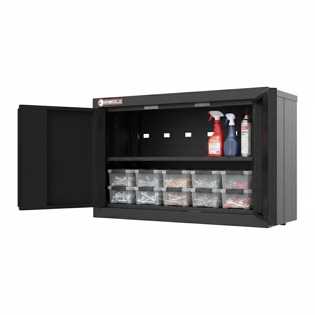 Garage Wall Cabinet in Black