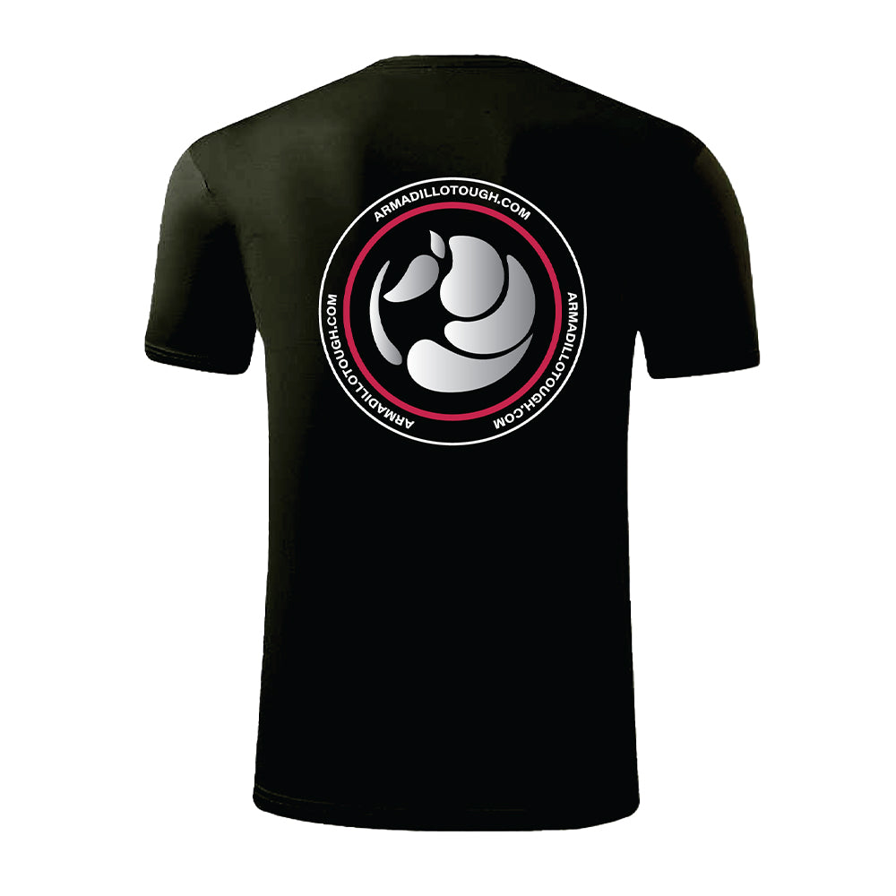 Armadillo Tough Short Sleeve Black T-shirt