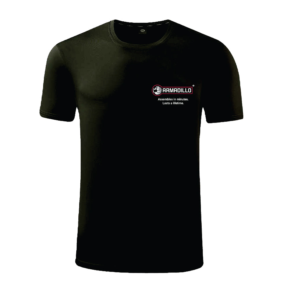 Armadillo Tough Short Sleeve Black T-shirt