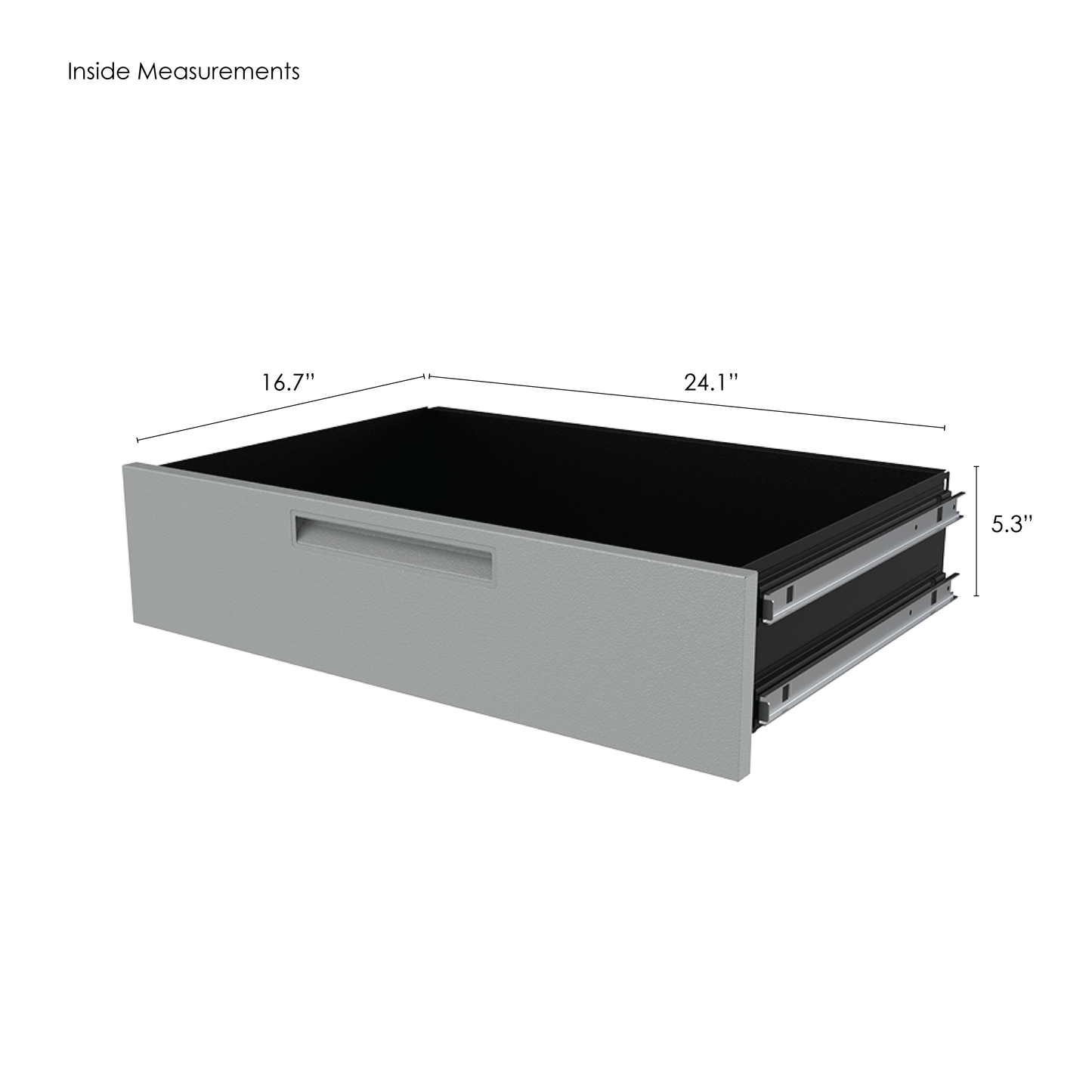 3-Drawer Garage Storage Cabinet in Gray