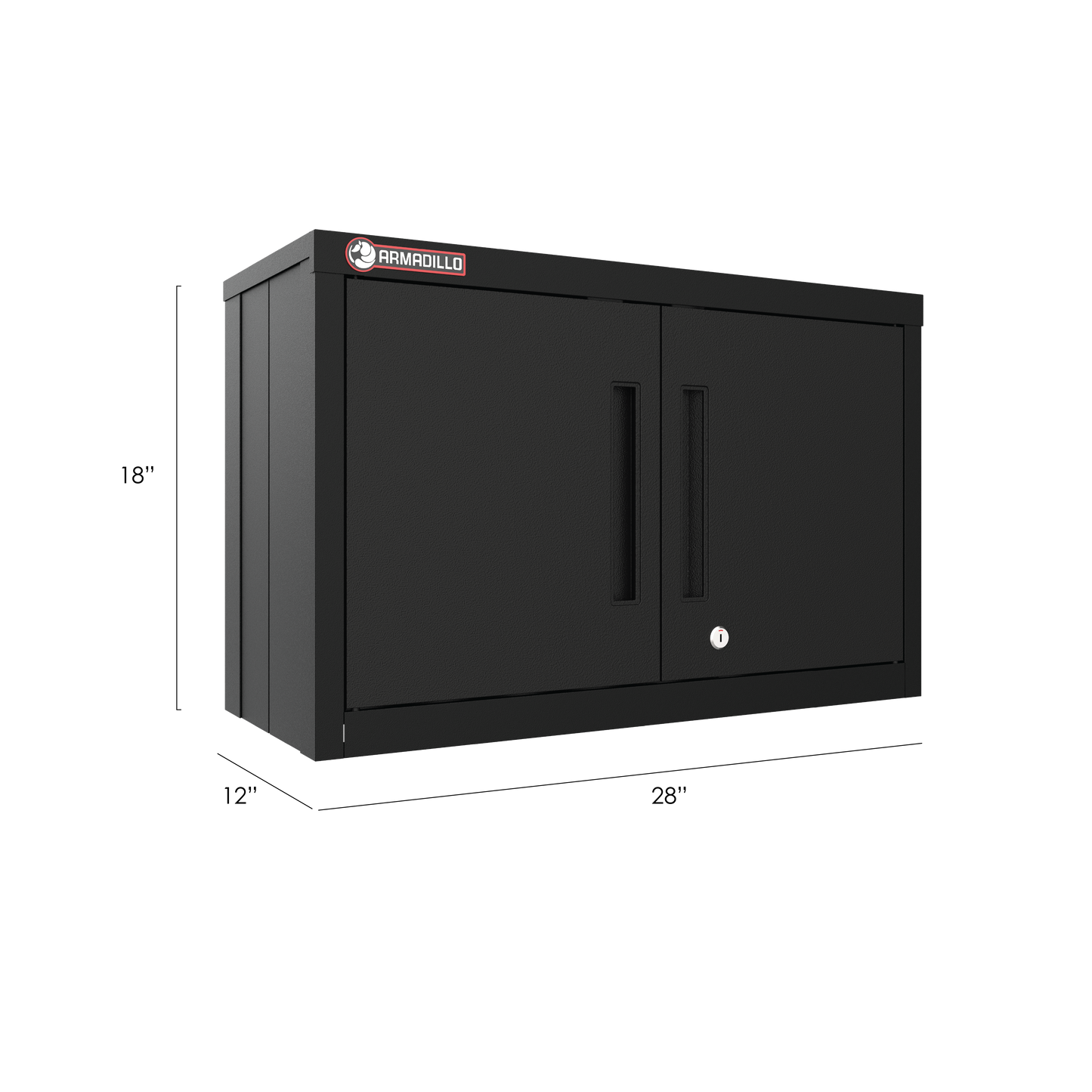 Garage Wall Cabinet in Black