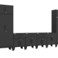 8-Piece Garage Cabinet Storage and Organization Set in Black