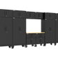 13-Piece Garage Cabinet Storage and Organization Set with Wheels in Black