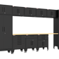 13-Piece Garage Cabinet Storage and Organization Set in Black