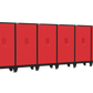 6-Piece Garage Cabinet Storage and Organization Set with Levelers in Red