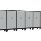 6-Piece Garage Cabinet Storage and Organization Set with Levelers in Grey