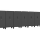 7-Piece Garage Cabinet Storage and Organization Set with Levelers in Black