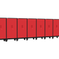 8-Piece Garage Cabinet Storage and Organization Set with Levelers in Red