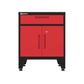 Multifunction Garage Cabinet in Red